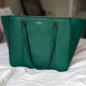 Kate Spade Newbury Lane Briar Leather Tote Jade